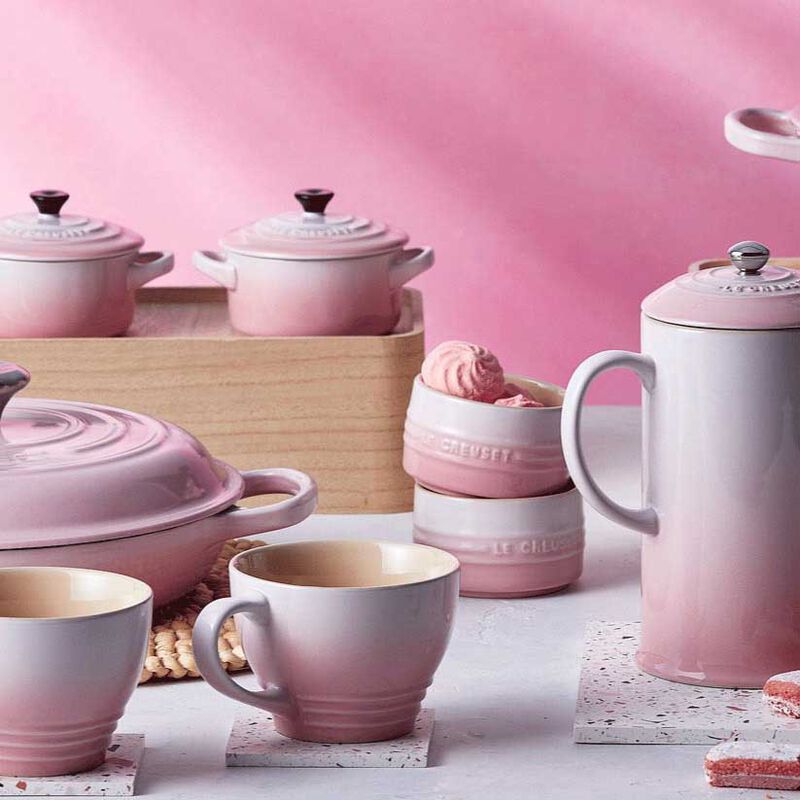 Le Creuset Oval Spoon Rest - Shell Pink image number 1